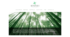 Desktop Screenshot of kyoseiventures.com