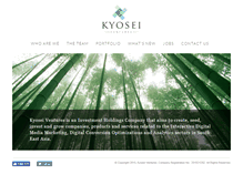 Tablet Screenshot of kyoseiventures.com